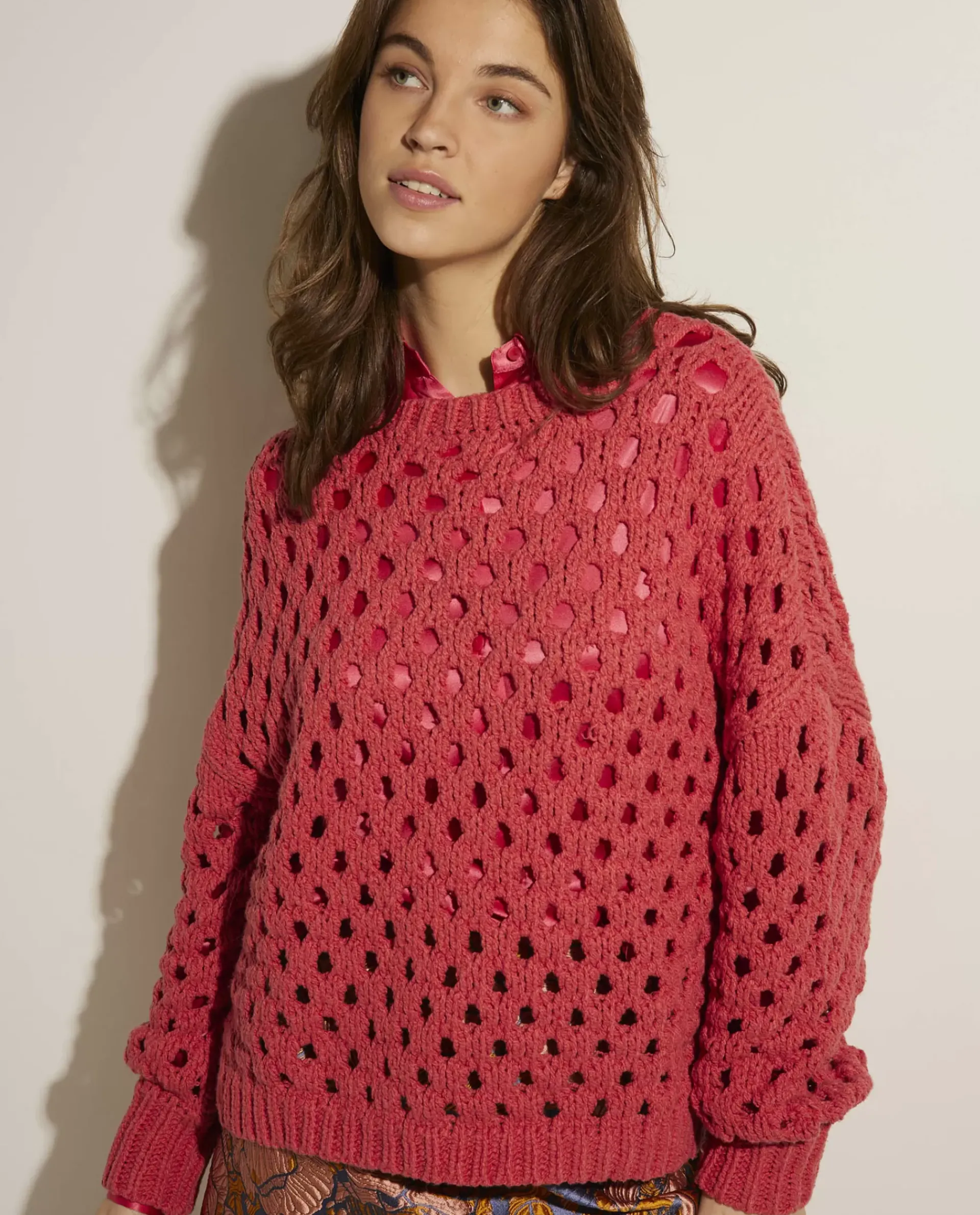 Cheap Boucle Kabel Trui Vrouwen Sweaters