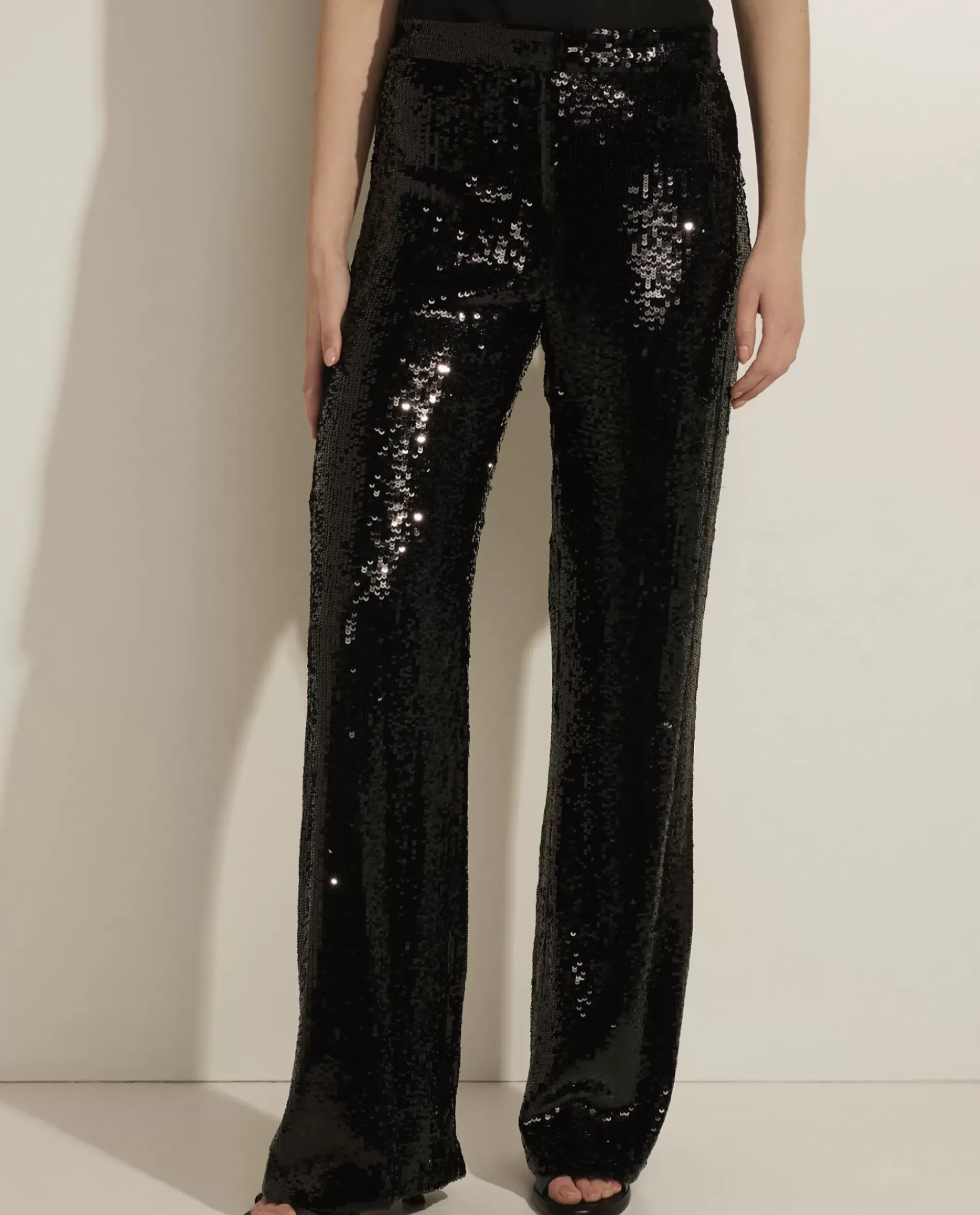 Store Broek Met Pailletten Vrouwen Broeken
