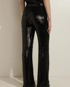 Store Broek Met Pailletten Vrouwen Broeken