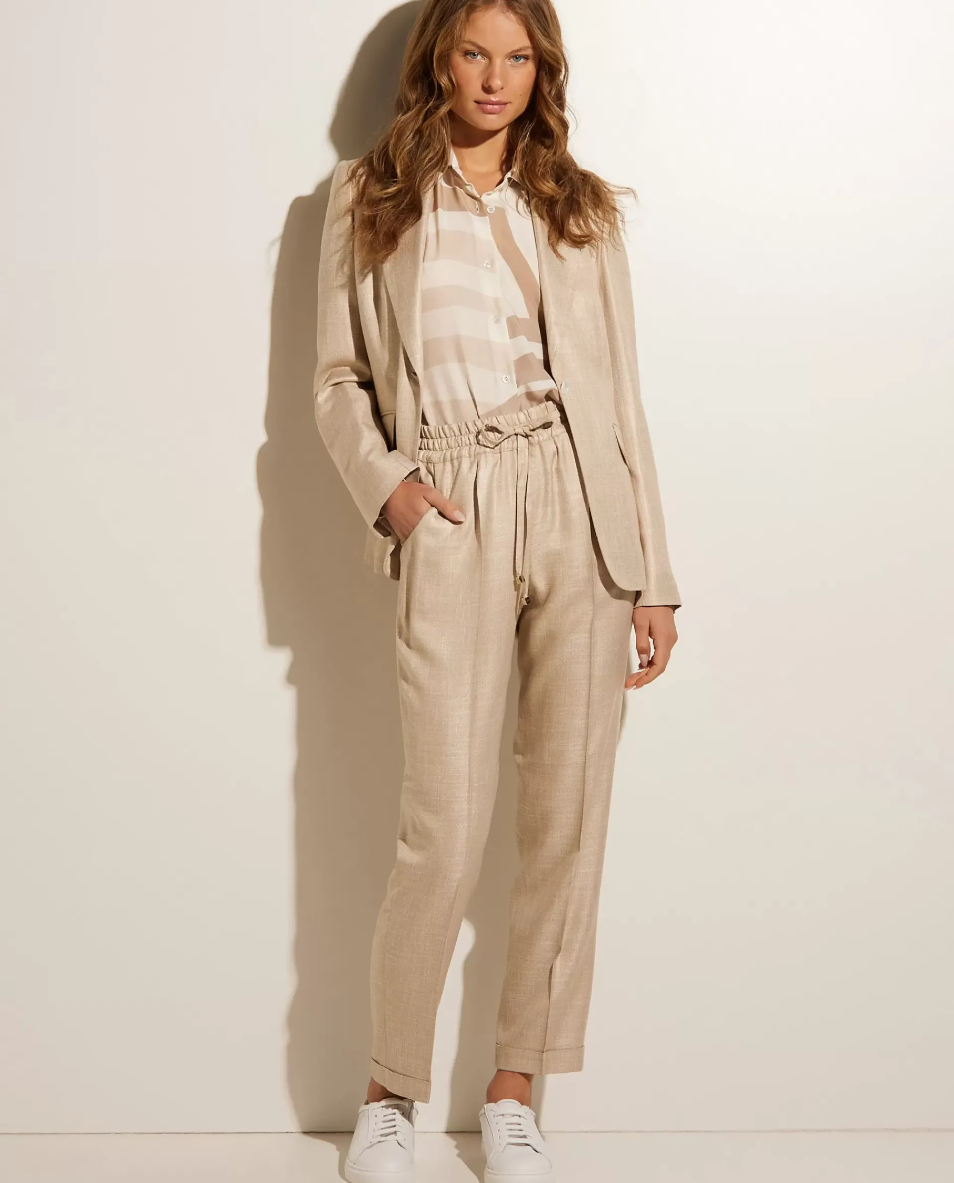 Cheap Broek Met Plooien Vrouwen Broeken