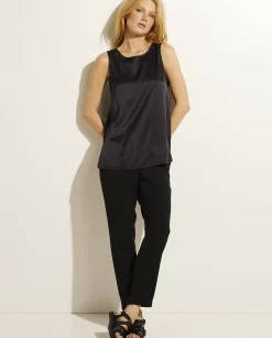 Outlet Broek Met Plooien Vrouwen Broeken