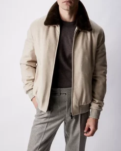 Fashion Cashmere Bomber Mannen Jassen