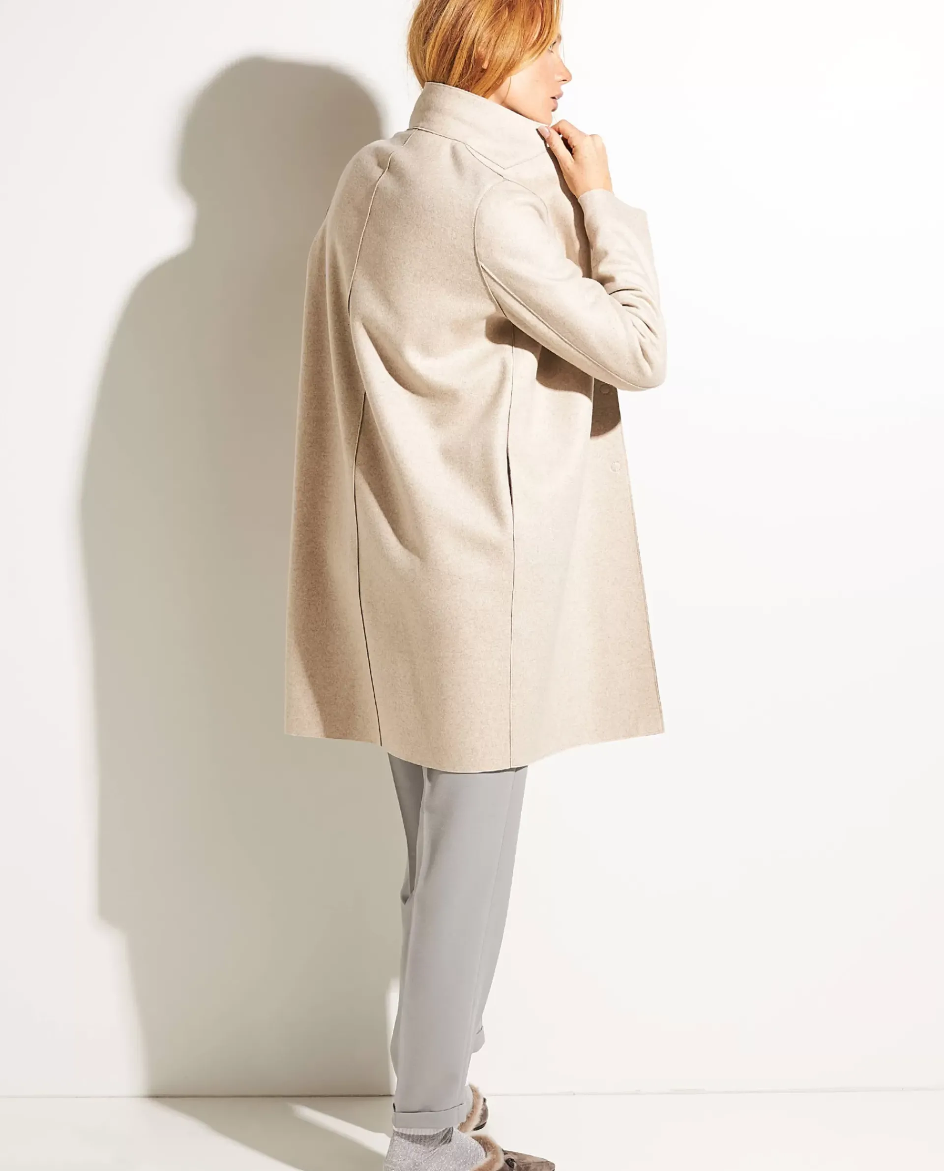 Hot Cashmere Cocoon Jas Vrouwen Jassen