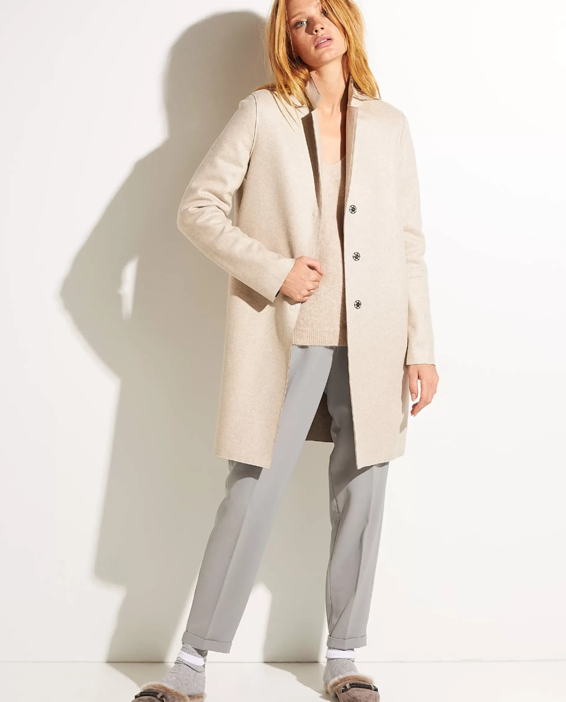 Hot Cashmere Cocoon Jas Vrouwen Jassen