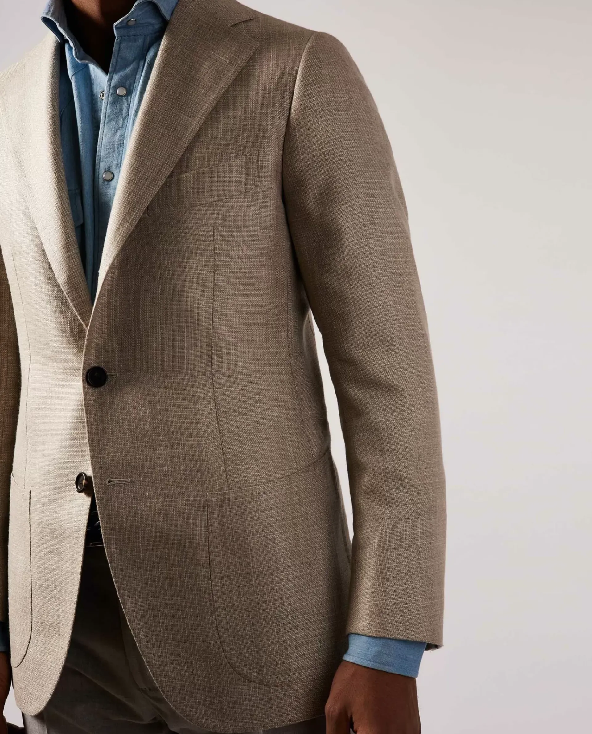 Cheap Cashmere Linnen Jasje Mannen Jasjes