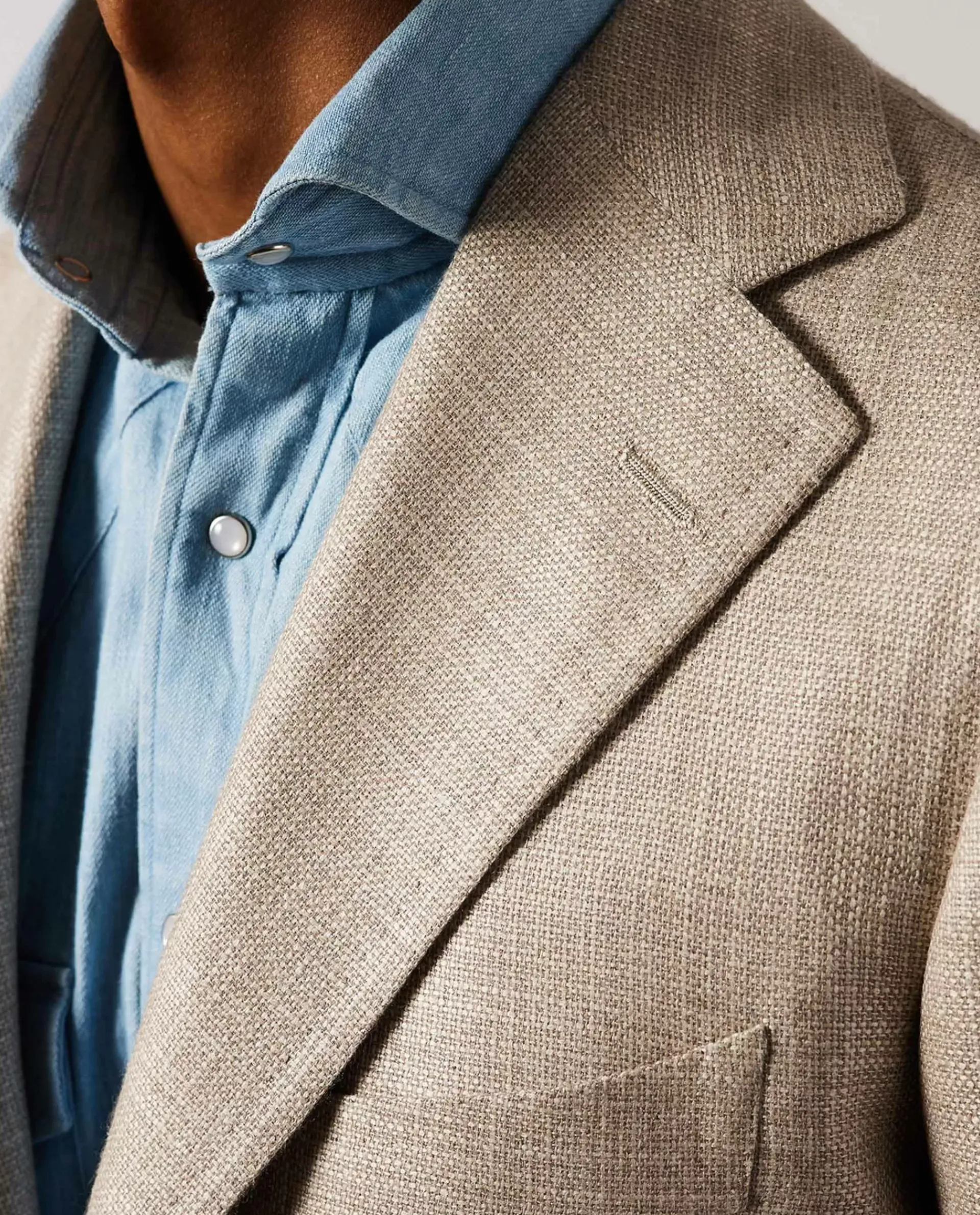 Cheap Cashmere Linnen Jasje Mannen Jasjes