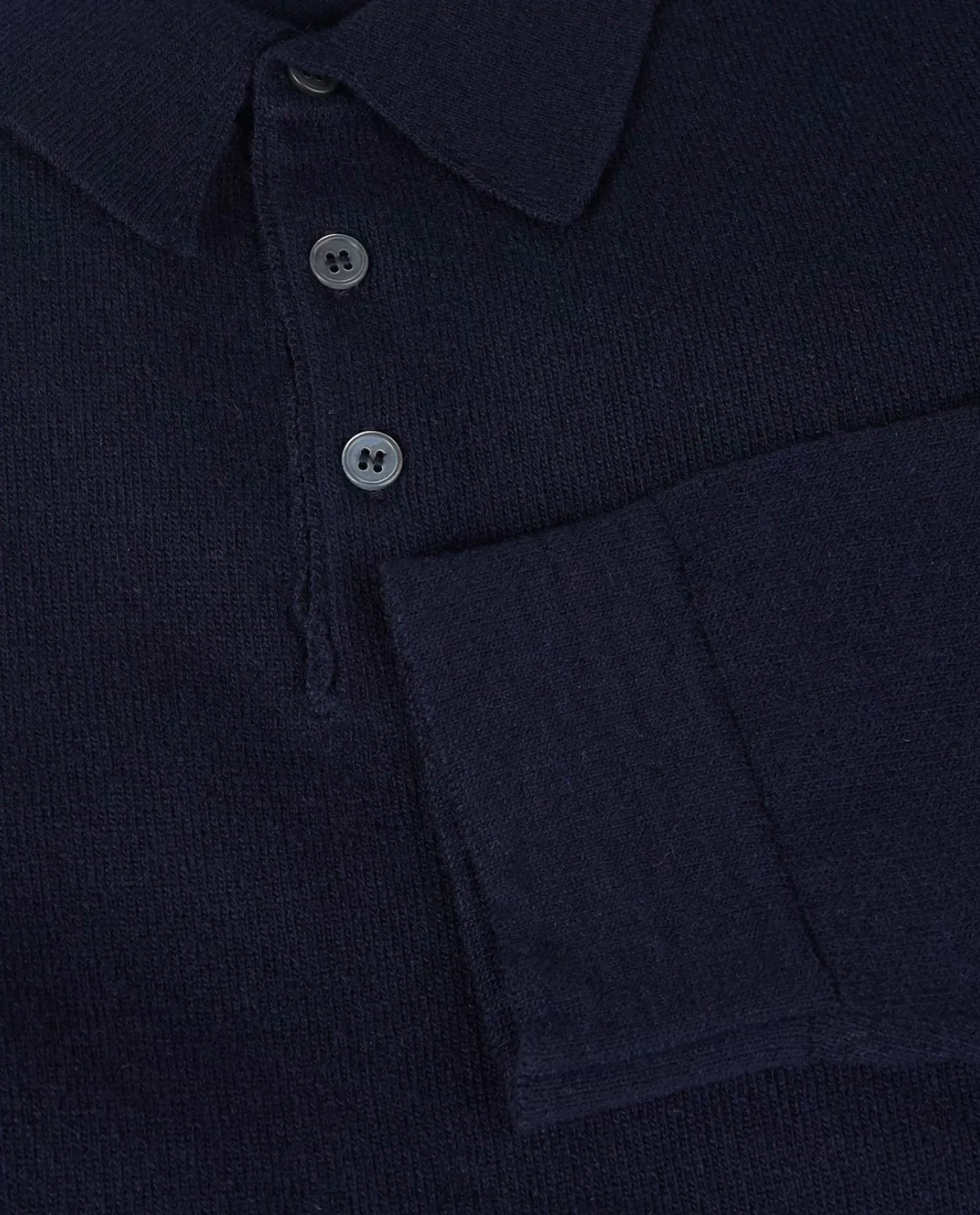 Cheap Cashmere Polo Lange Mouw Mannen Polo