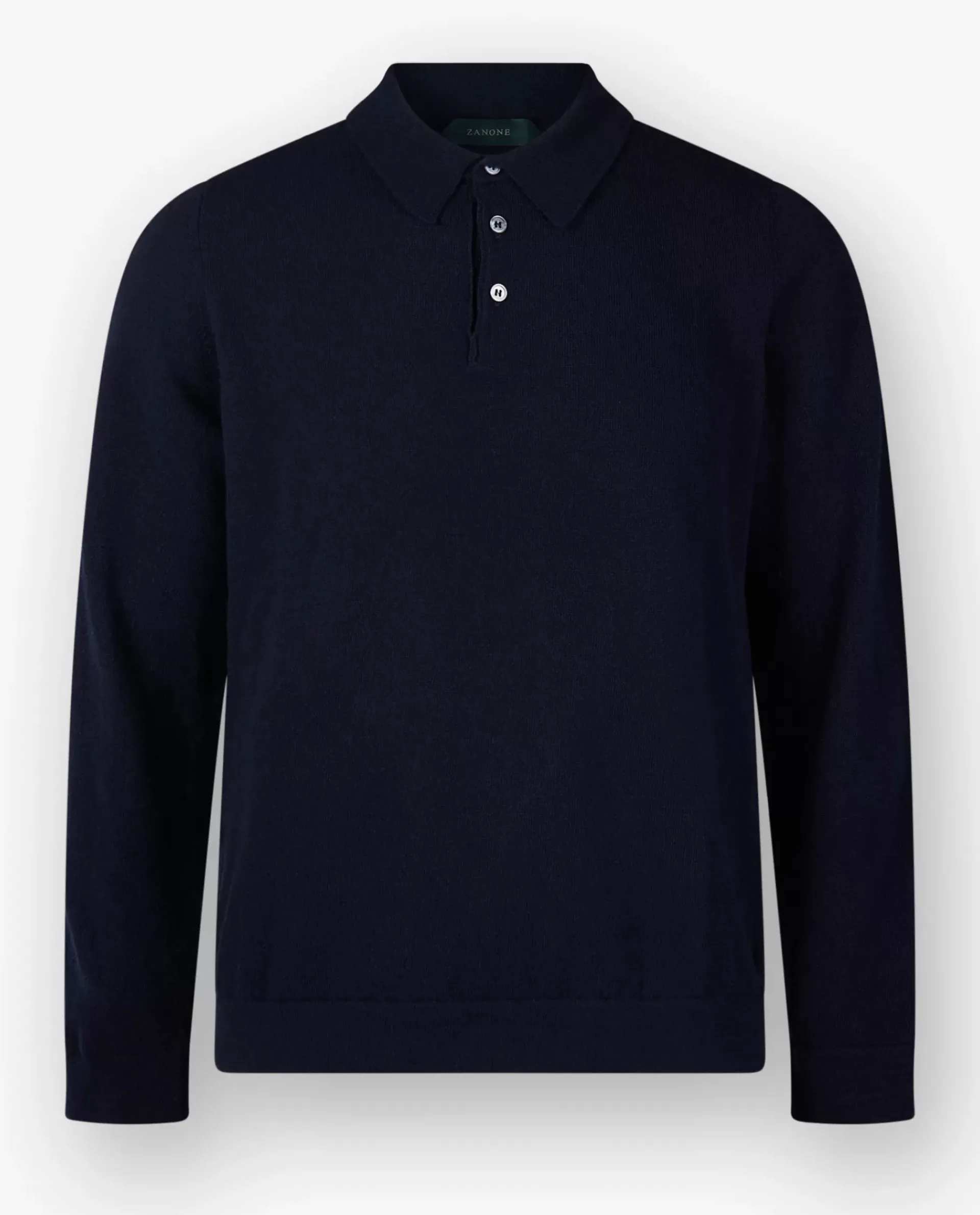 Cheap Cashmere Polo Lange Mouw Mannen Polo