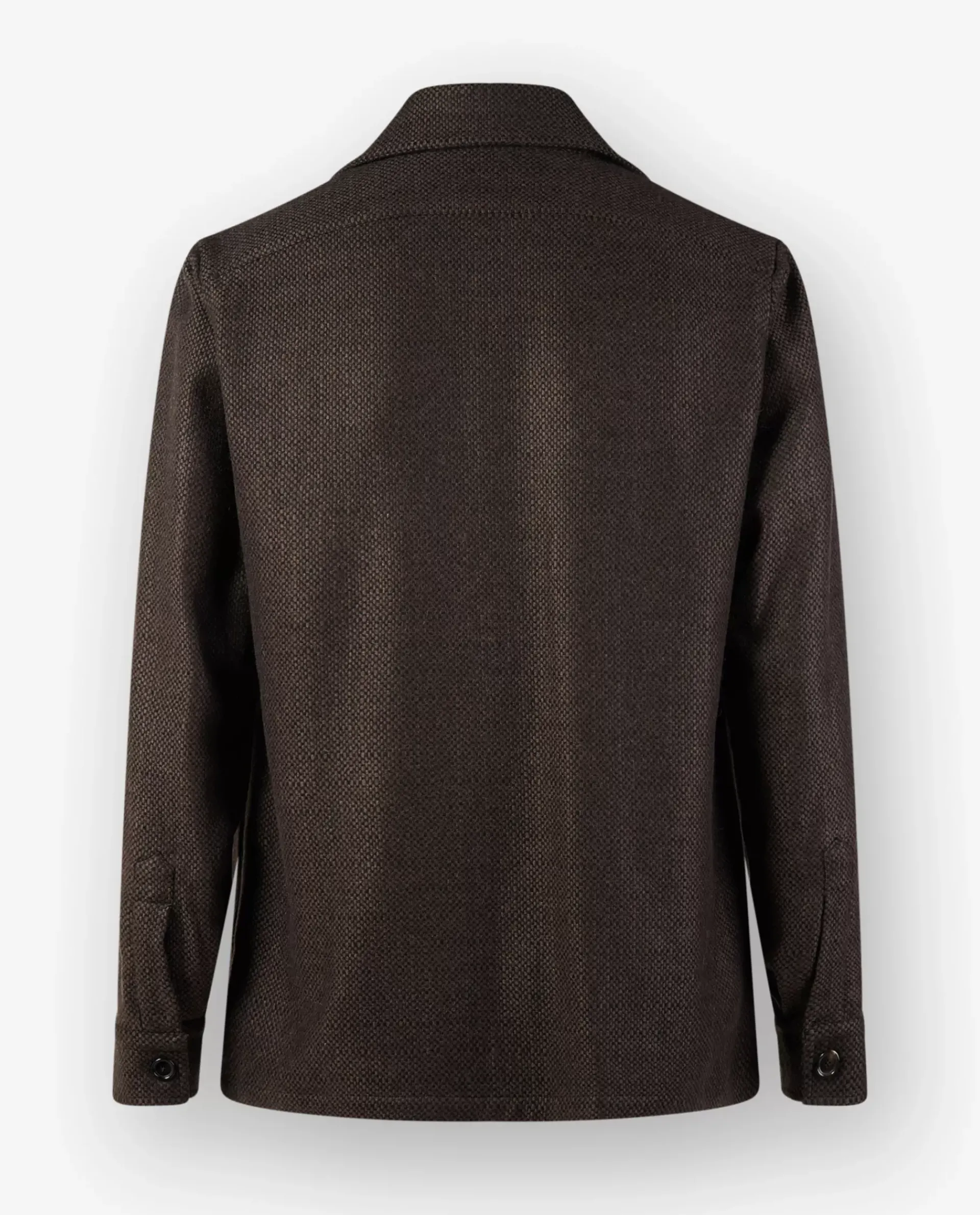 New Cashmere Shirtjacket Mannen Jasjes