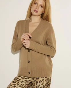 Sale Cashmere Trui Met V-Hals Vrouwen Knitwear