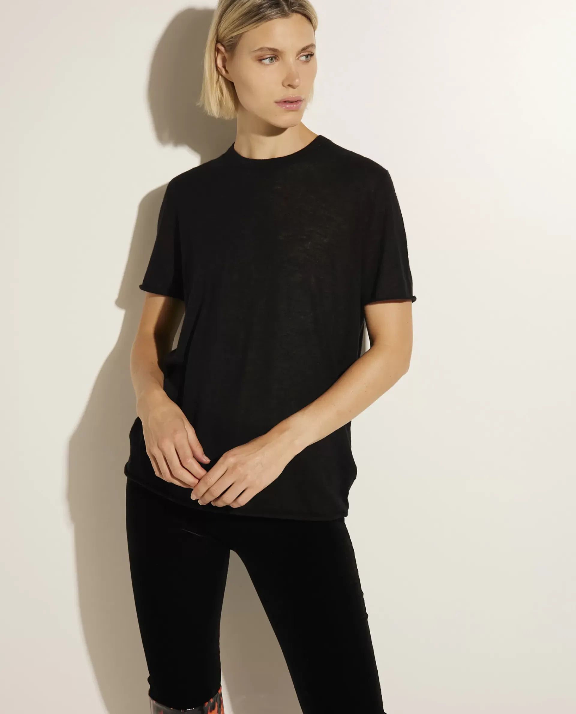 Fashion Cashmere T-Shirt Vrouwen Tops