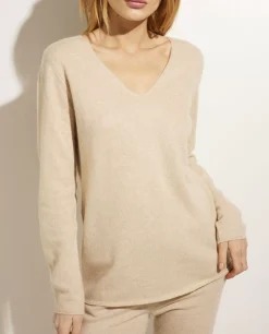 Shop Cashmere V-Hals Trui Vrouwen Knitwear