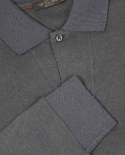 Shop Cashmere Zijden Polo Mannen Knitwear