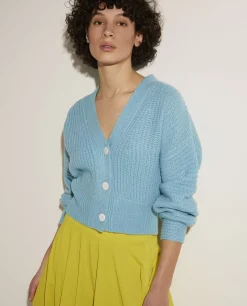 Shop Cashmere-Zijden Vest Vrouwen Knitwear