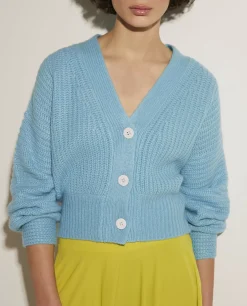 Shop Cashmere-Zijden Vest Vrouwen Knitwear