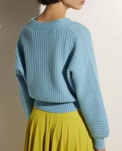 Shop Cashmere-Zijden Vest Vrouwen Knitwear