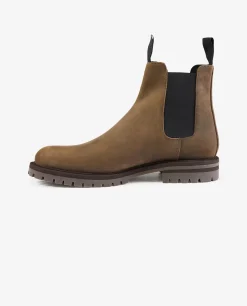 Store Chelsea Boots In Gewaxt Leer Mannen Schoenen