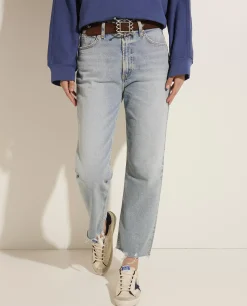 Hot Daphne High Rise Jeans Vrouwen Broeken