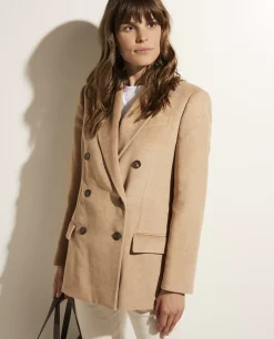 Discount Double Breasted Blazer Vrouwen Blazers