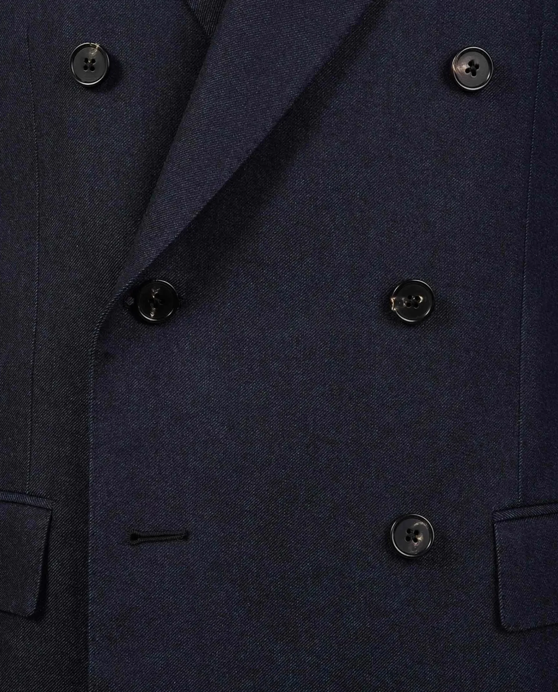 Store Double Breasted Denim Blazer Mannen Jasjes