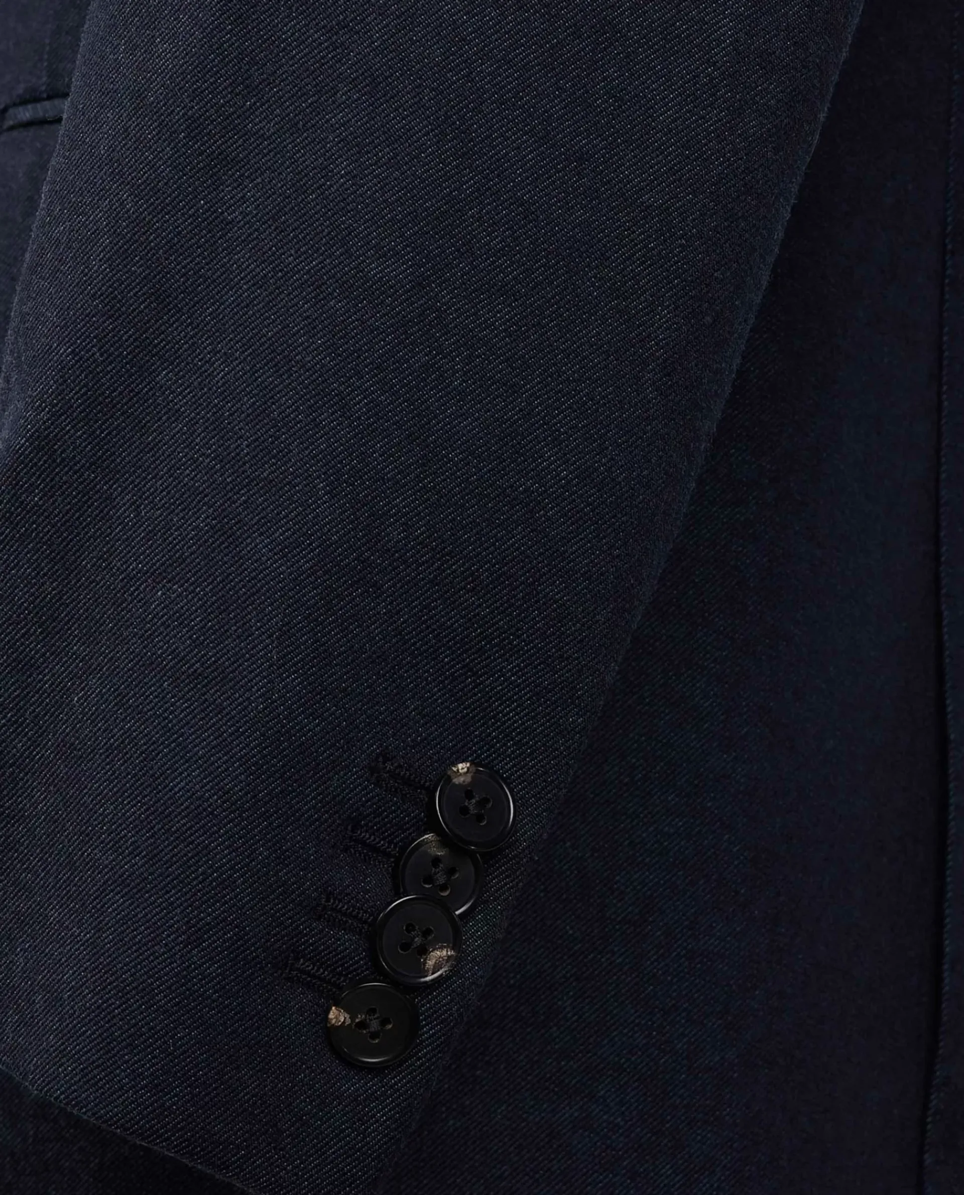 Store Double Breasted Denim Blazer Mannen Jasjes