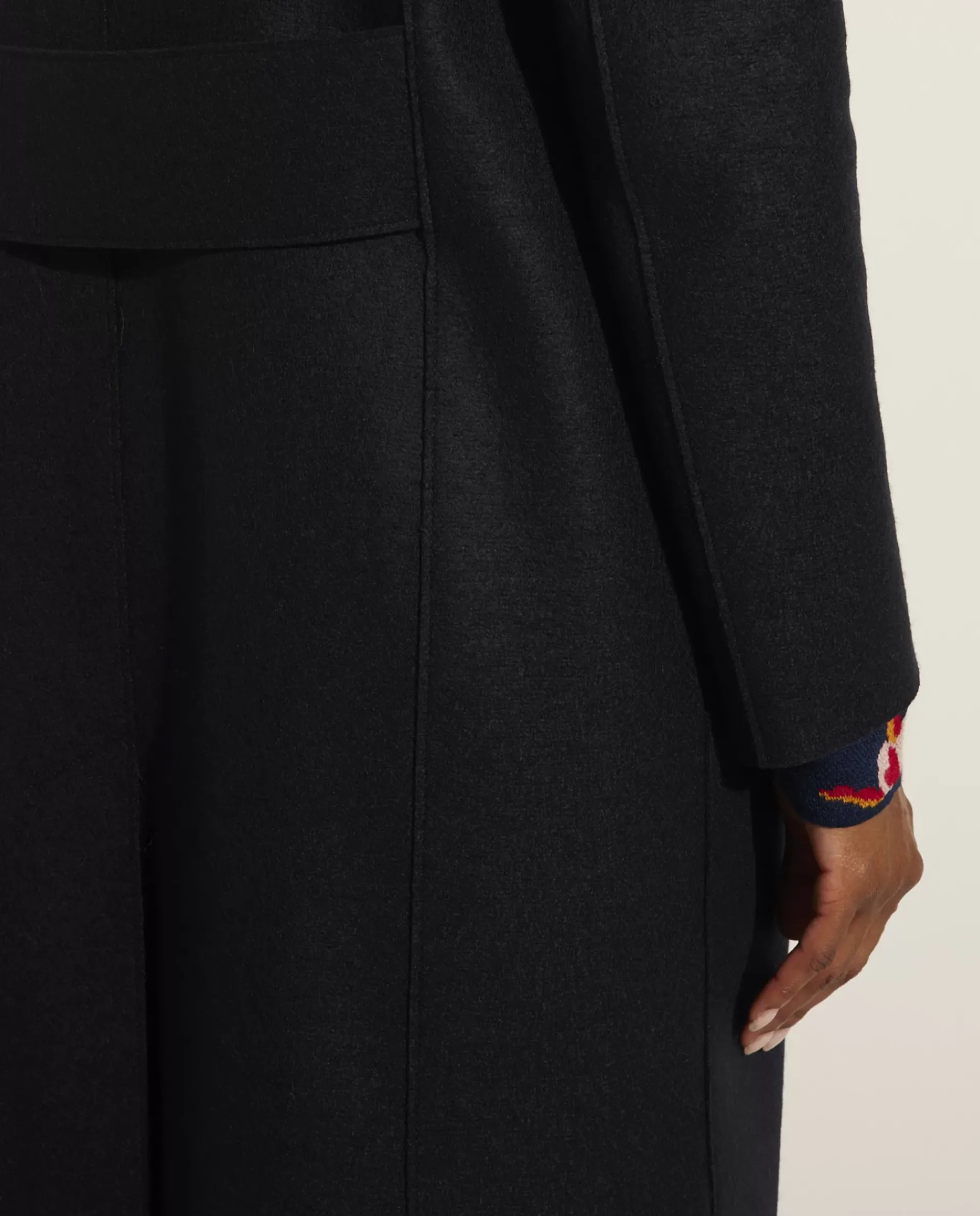 Outlet Double Breasted Wollen Jas Vrouwen Jassen