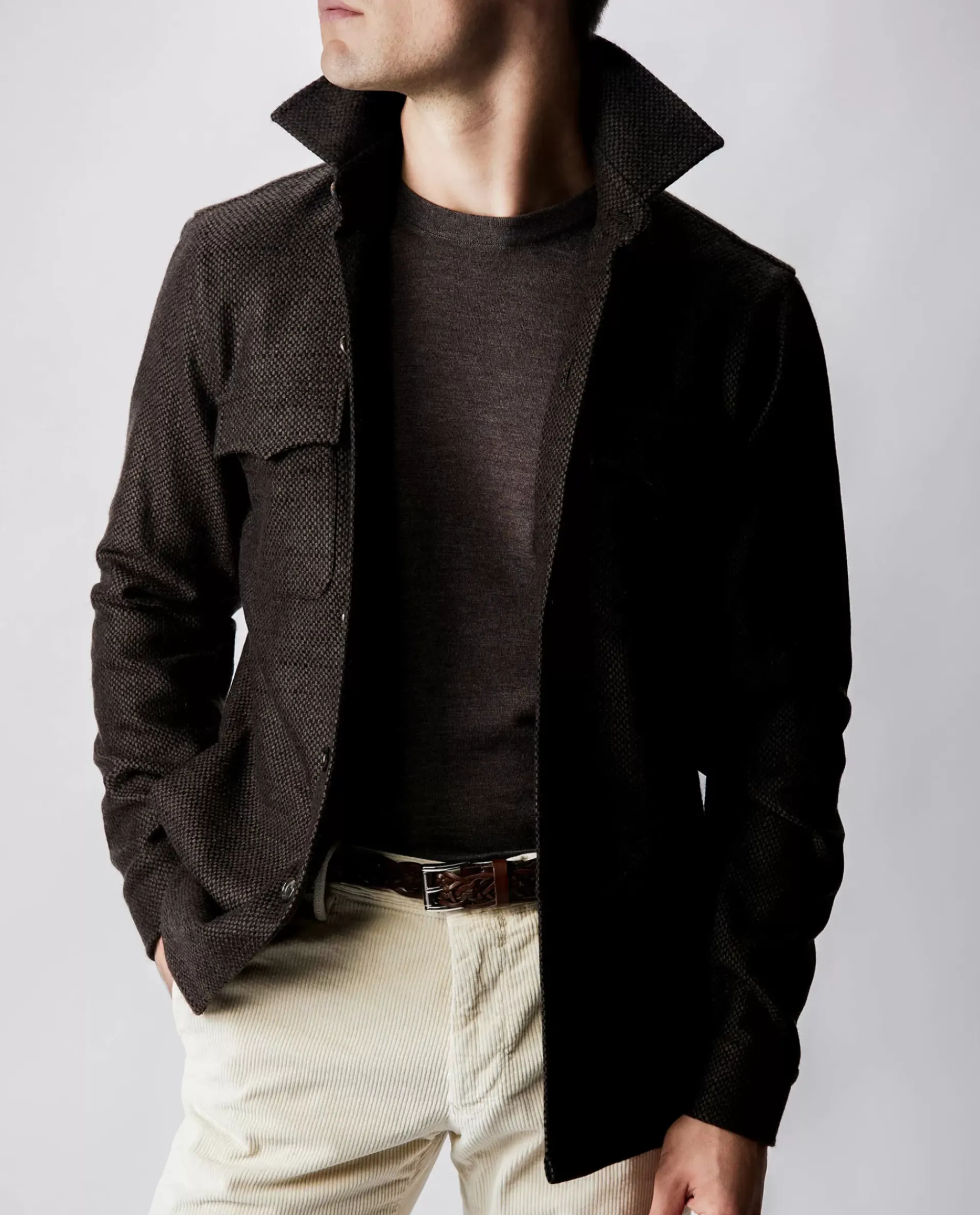 Store Dunne Cashmere Trui Mannen Knitwear