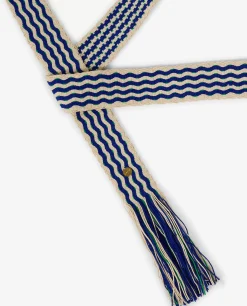 Fashion Dunne Geweven Riem Vrouwen Accessoires
