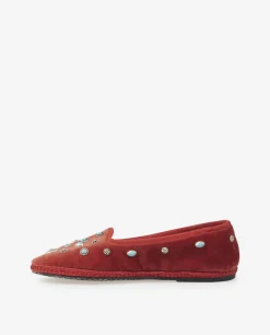 Clearance Fluwelen Instappers Vrouwen Schoenen