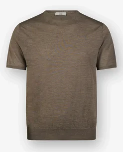 Clearance Gebreid T-Shirt Mannen T-Shirts