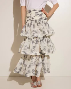 Shop Geplooide Midi Rok Vrouwen Rokken