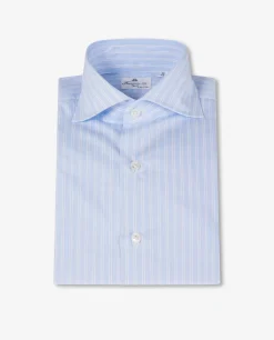 Fashion Gestreept Shirt Mannen Shirts