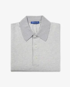 Outlet Gestreepte Polo Mannen Knitwear