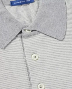 Outlet Gestreepte Polo Mannen Knitwear