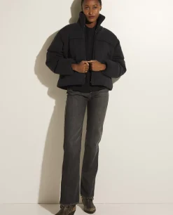 Store Gewatteerde Wollen Jas Vrouwen Jassen