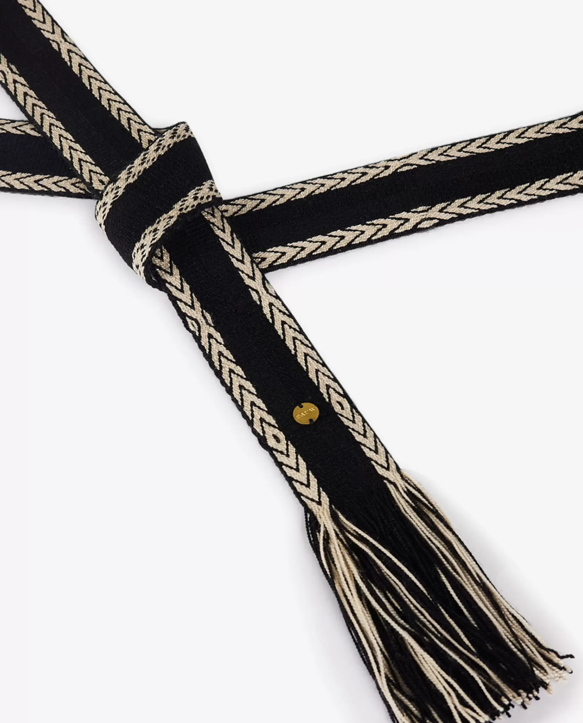 Sale Geweven Riem Met Franjes Vrouwen Accessoires