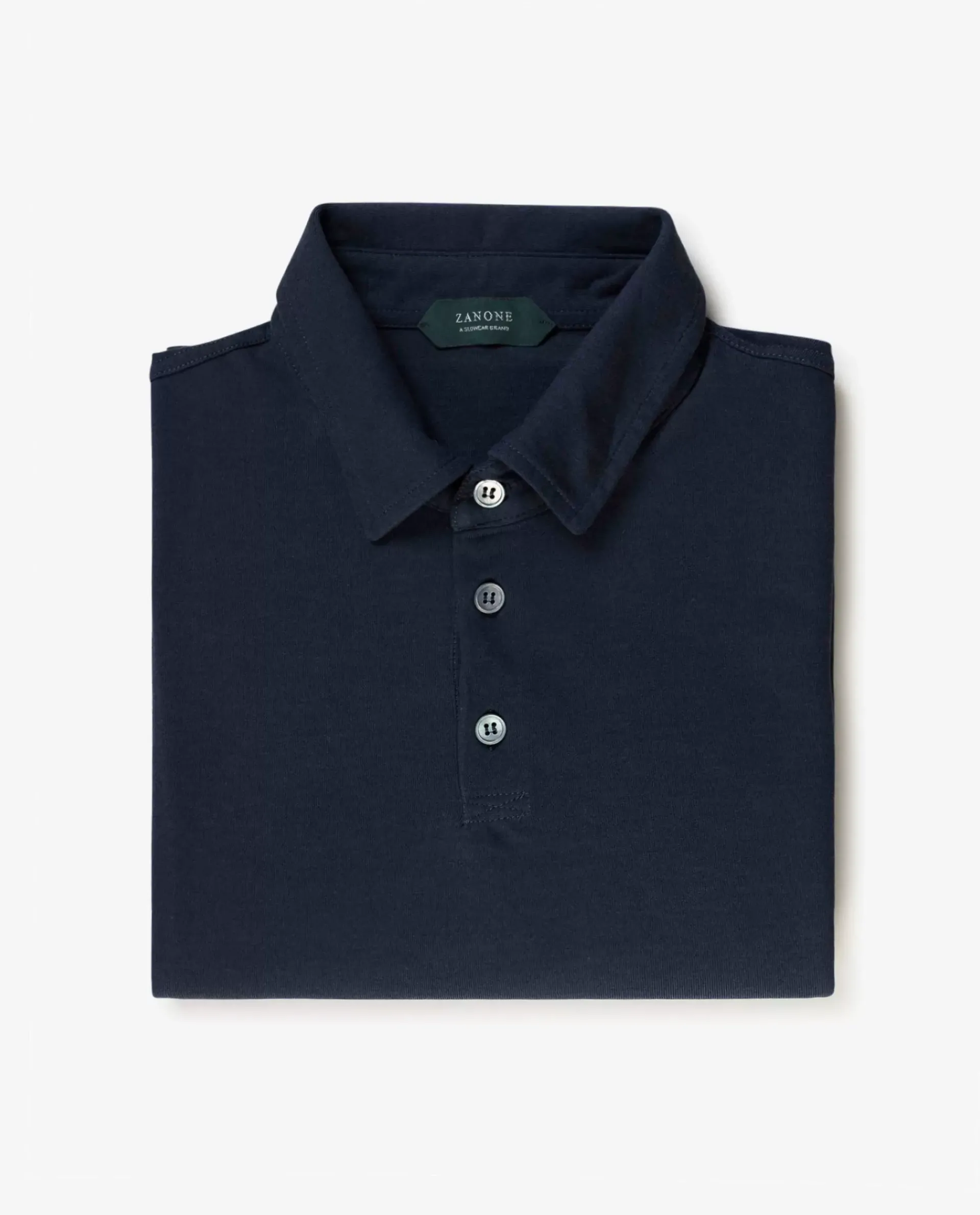 New Ice Cotton Lange Mouw Polo Mannen Polo