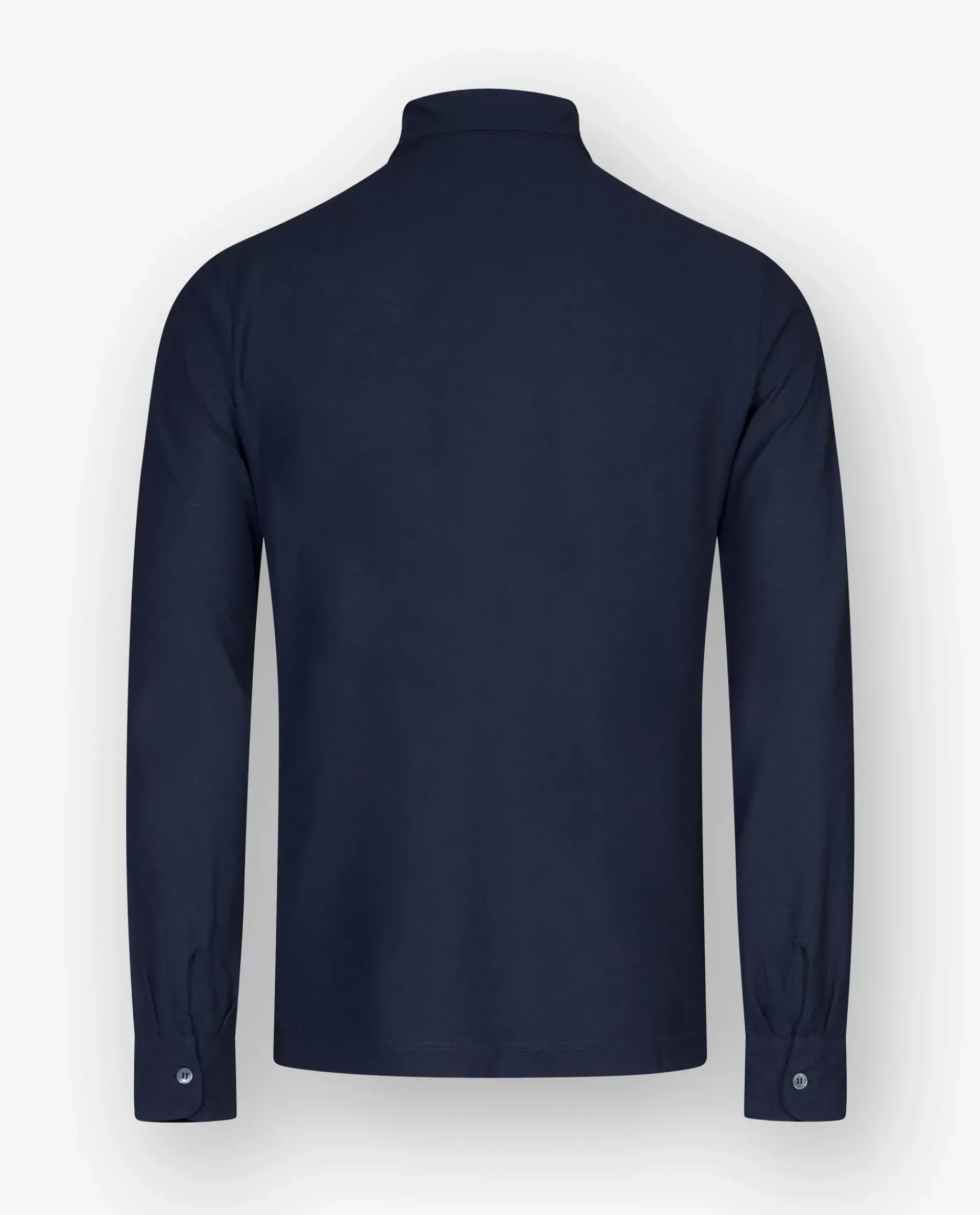 New Ice Cotton Lange Mouw Polo Mannen Polo