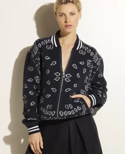 Hot Jacquard Bomber Vrouwen Knitwear