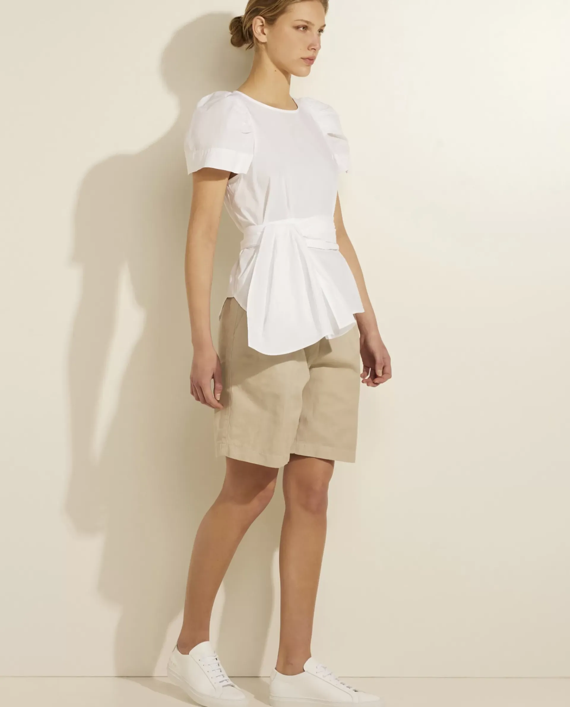 Fashion Katoen Linnen Mix Shorts Vrouwen Broeken