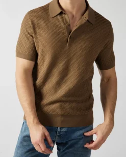 Flash Sale Katoen Zijde Mix Polo Mannen Polo