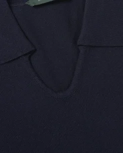 Best Sale Katoenen Lange Mouw Polo Mannen Knitwear