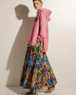 Fashion Katoenen Maxi Rok Vrouwen Rokken