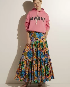 Fashion Katoenen Maxi Rok Vrouwen Rokken