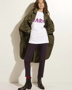 Outlet Katoenen Trenchcoat Vrouwen Jassen