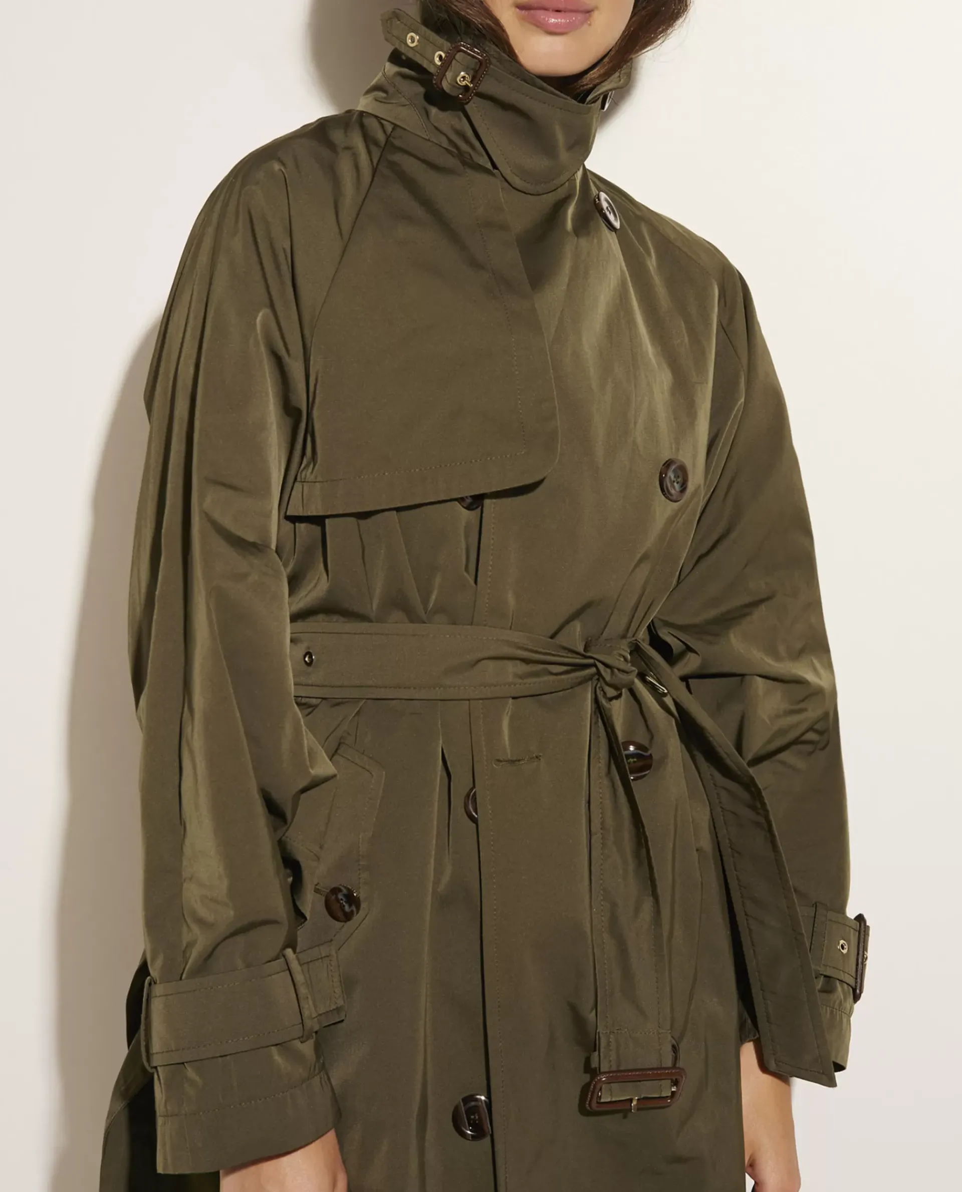 Outlet Katoenen Trenchcoat Vrouwen Jassen
