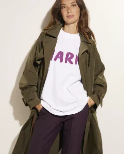 Outlet Katoenen Trenchcoat Vrouwen Jassen