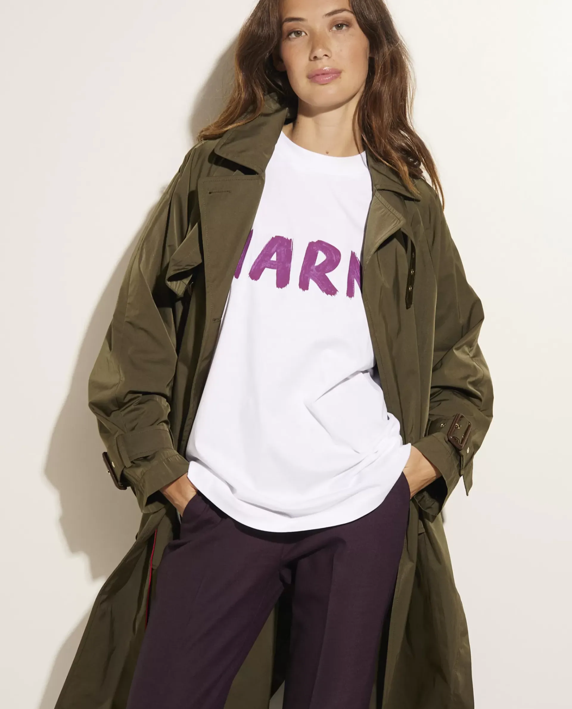 Outlet Katoenen Trenchcoat Vrouwen Jassen
