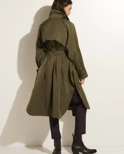 Outlet Katoenen Trenchcoat Vrouwen Jassen