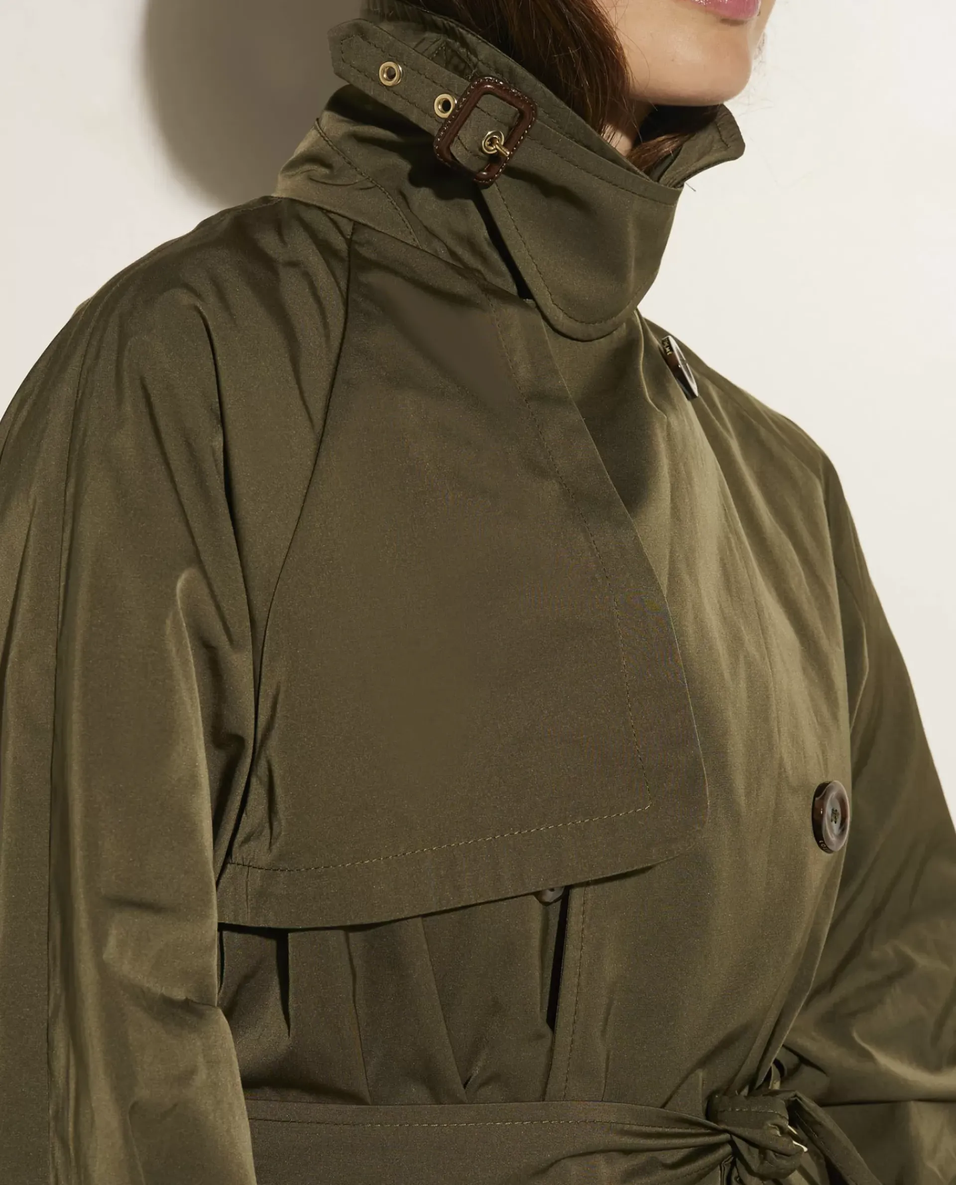 Outlet Katoenen Trenchcoat Vrouwen Jassen